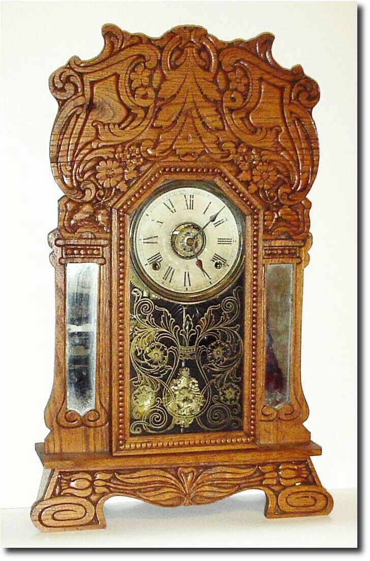 C.1913, Wm.L. Gilbert "Ideal-Mirror Side'. — Antique Clocks Price Guide