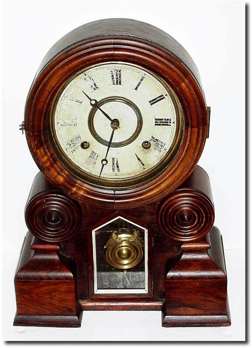 C.1880, I. Ingraham and Co., "Dakota' shelf clock in decent condition. — Antique Clocks Price Guide