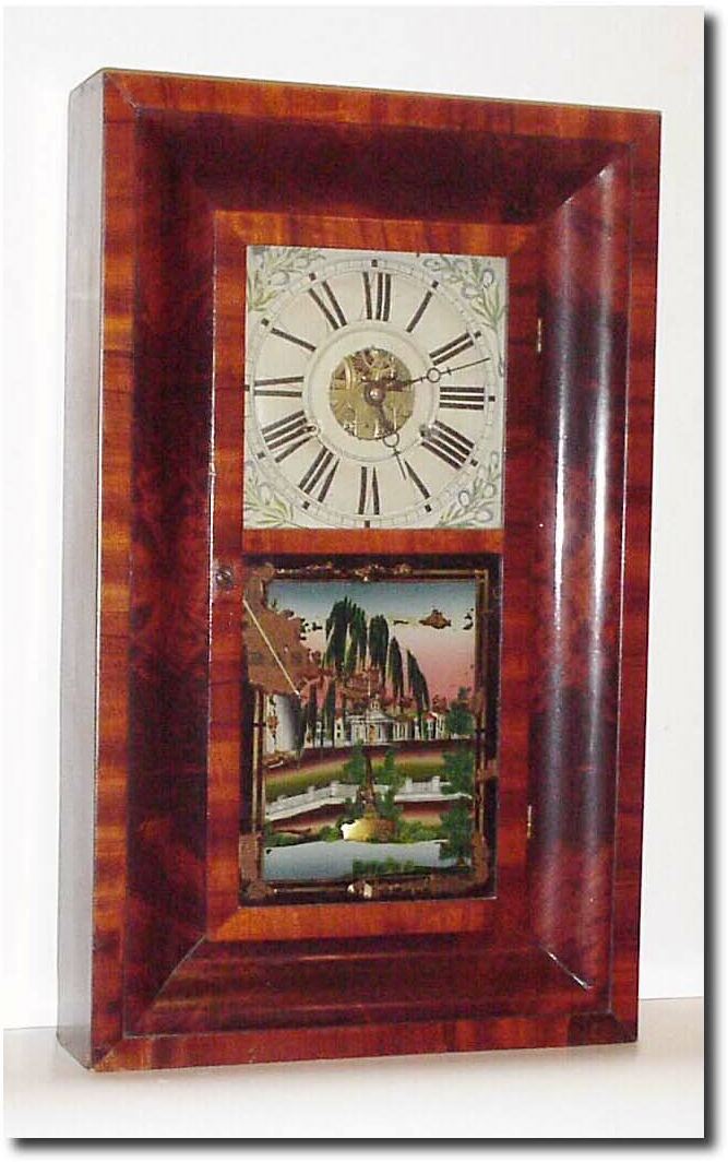 C.1842, Manross, Prichard and Co., Bristol, Conn, 30 hour brass works OG in very good original condition. — Antique Clocks Price Guide