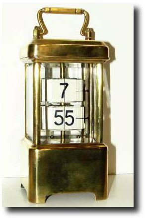 C.1885, German, Lenzkirch, Digital Flick clock — Antique Clocks Price Guide