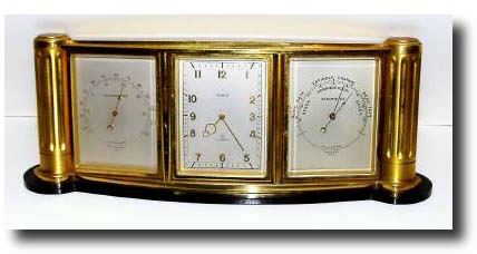C.1950, Swiss, "Semca" International Desk Set — Antique Clocks Price Guide