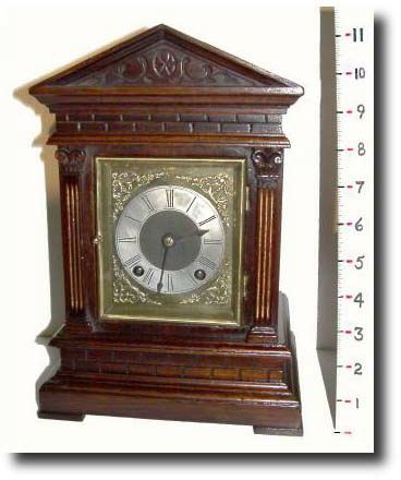 C.1887, German, Lenzkirch, Mini Bracket Clock. — Antique Clocks Price Guide