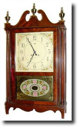 C.1949, Chelsea Clock Co., "Terry" model pillar and scroll mantel clock. — Antique Clocks Price Guide