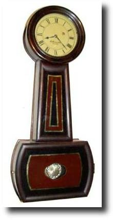 C.1960 (contemporary), Miniature Howard banjo clock. — Antique Clocks Price Guide