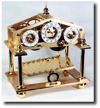 C.1960, English, "Rolling Ball" Clock. — Antique Clocks Price Guide