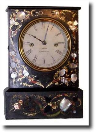 C.1850, Chauncey Jerome, 8-day Fusee, Cottage clock — Antique Clocks Price Guide