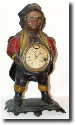 C.1860, Bradley and Hubbard "ADMIRAL" Blinking Eye clock. — Antique Clocks Price Guide