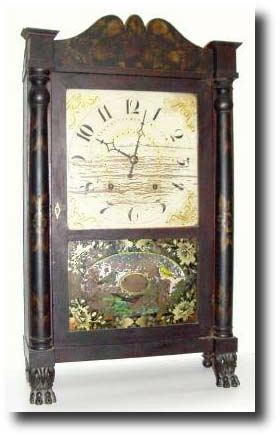 C.1830, Ephraim Downes, Bristol, Conn, — Antique Clocks Price Guide