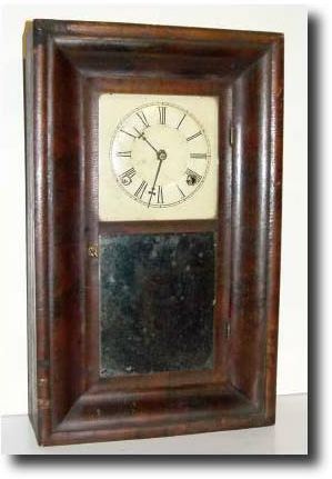 C.1845, Wm.S. Johnson , New York label on mini Fusee "OG" from Connecticut. — Antique Clocks Price Guide