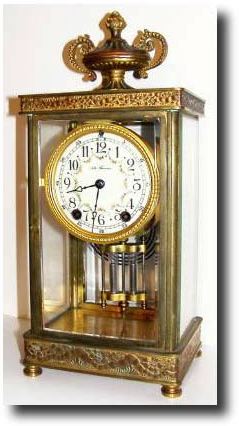 C.1910, Seth Thomas, "Empire No. 5" Crystal Regulator — Antique Clocks Price Guide