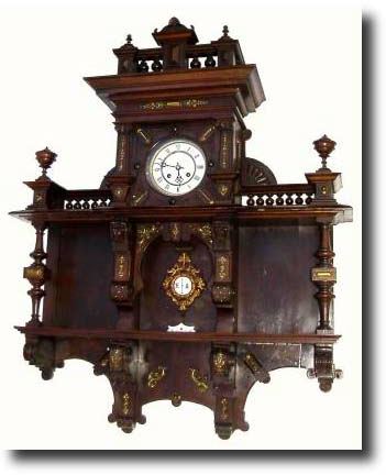 C.1900, German, R-A Wall Regulator — Antique Clocks Price Guide
