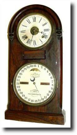 C.1879, Ithaca Shelf Calendar "No. 5" — Antique Clocks Price Guide