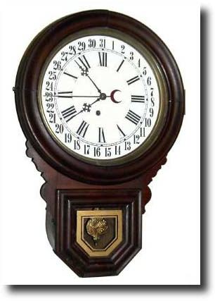 C.1900, Ingraham "Dew Drop" Time and Calendar drop dial, as-found. — Antique Clocks Price Guide