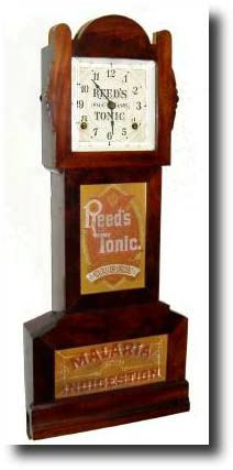 C.1885, Yale Clock Co., Medical Advertising Clock, — Antique Clocks Price Guide