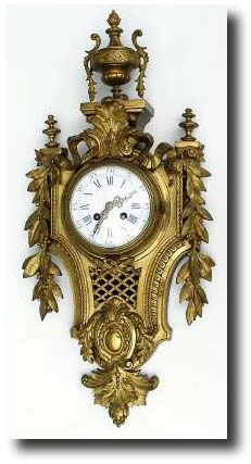 C.1880, French, Ormolu Cartel Clock — Antique Clocks Price Guide
