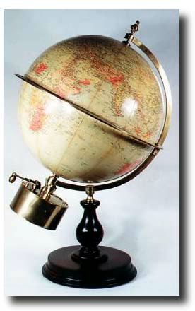C.1900, French Time Globe. — Antique Clocks Price Guide