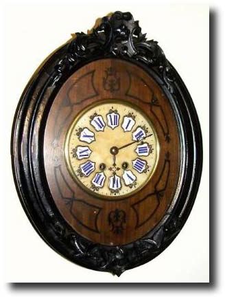 C.1870, French, Picture Frame clock, — Antique Clocks Price Guide