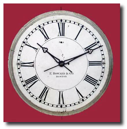 C.1900, E. Howard and Co., Boston, Double dial, hanging clock, — Antique Clocks Price Guide