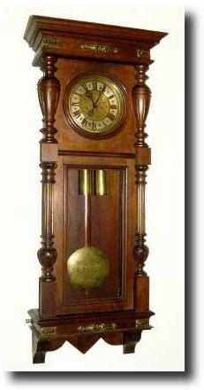C.1880, Austrian, 2-weight Vienna Regulator — Antique Clocks Price Guide