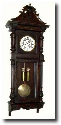 C.1890, German, Gustav Becker, 2-Weight wall regulator in the Viennese style, — Antique Clocks Price Guide