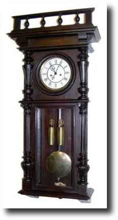 C.1885, German, Gustav Becker, 2-Weight Wall regulator in the Alt Deutsch style, — Antique Clocks Price Guide