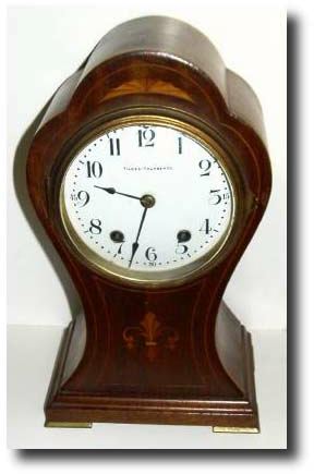 C.1909, Seth Thomas, "Florence" inlaid mantel clock, — Antique Clocks Price Guide