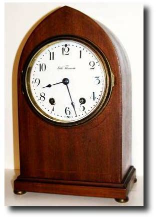 C.1909, Seth Thomas, "Whitby", inlaid mantel clock — Antique Clocks Price Guide