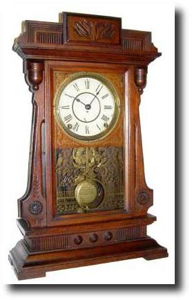 C.1886 (dated on case back), "MOBILE" model by Seth Thomas, — Antique Clocks Price Guide