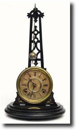 C.1875, F. Kroeber, NY, "Noiseless Rotary No. 1" — Antique Clocks Price Guide