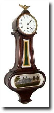 C.1913, New Haven "Wardrop", oval door banjo clock, as-found. — Antique Clocks Price Guide