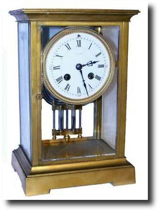 C.1900, French, for Tiffany and Co., 4-glass crystal regulator — Antique Clocks Price Guide