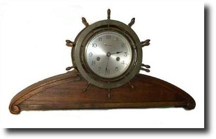 C.1925, Waterbury "Ship's Bell Clock No. 14", — Antique Clocks Price Guide
