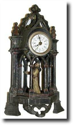 C.1900, German "MONK" Alarm Clock — Antique Clocks Price Guide