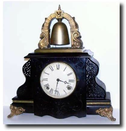 C.1918, Wm.L. Gilbert "CURFEW", bell top mantel clock. — Antique Clocks Price Guide