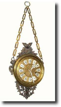 C.1889, New Haven "Chatelaine", wall hanging cartel clock — Antique Clocks Price Guide