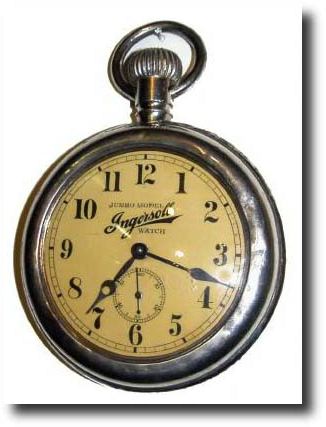 C.1910, Ingersoll "Jumbo Watch" — Antique Clocks Price Guide