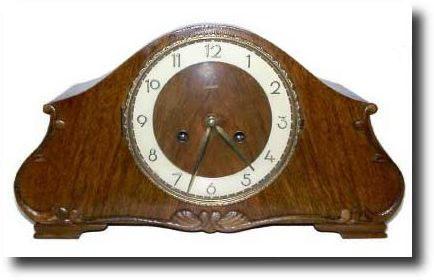C.1935, German, Forestville Clock Co. (Euramco), nice walnut tambour clock, — Antique Clocks Price Guide