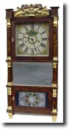 C.1938, Upson, Merrimans and Co., Bristol, Conn, triple deck shelf clock, restored. — Antique Clocks Price Guide