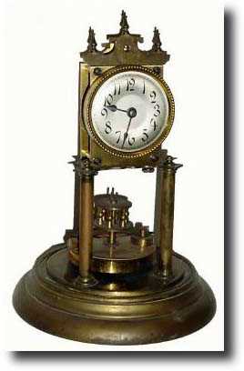 C.1908, Xlnt mixed parts 400-Day "Anniversary" clock — Antique Clocks Price Guide