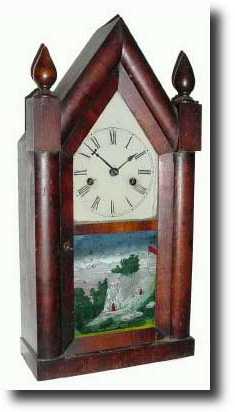 C.1870, Jerome and Co., full size 30 hour Steeple Clock — Antique Clocks Price Guide