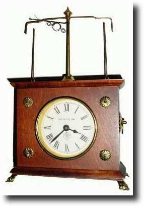 C.1965, Horolovar Co., Bronxville, NY, "Flying Pendulum Clock" — Antique Clocks Price Guide
