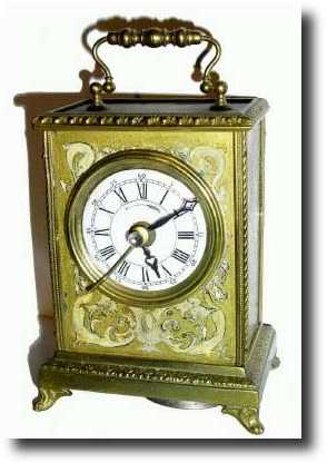 C.1890, German, Lenzkirch Carriage Clock — Antique Clocks Price Guide