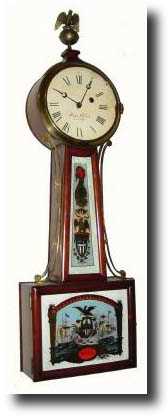 C.1900, Mixed lot: a Gilbert weight driven movement and banjo case — Antique Clocks Price Guide