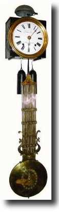 C.1860, French, 2-Weight Morbier wall clock — Antique Clocks Price Guide