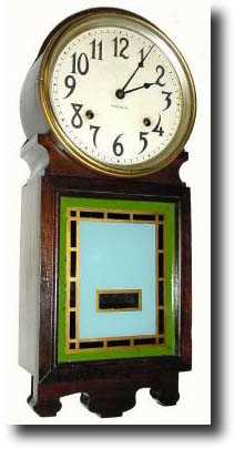 C.1918, E. Ingraham and Co., "NAVARRE", wall clock — Antique Clocks Price Guide