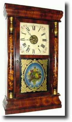 C.1870, Seth Thomas, Rare 8-Day Short Shell Column — Antique Clocks Price Guide