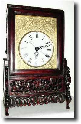 C.1990, Chinese re-issue of late 18th century verge with double fusee bracket clock — Antique Clocks Price Guide