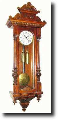 C.1890, German, Gustav Becker, 2-weight wall regulator in the Viennese Alt Deutsch style — Antique Clocks Price Guide