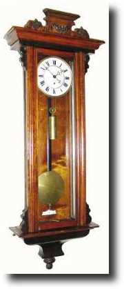 C.1865, German, Gustav Becker, 1-Weight Wall Clock — Antique Clocks Price Guide