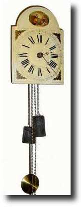 C.1870, German, Dial Clock, or Wag on the Wall. — Antique Clocks Price Guide